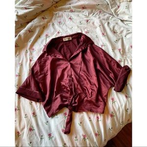 Little Mountain (local business) maroon blouse